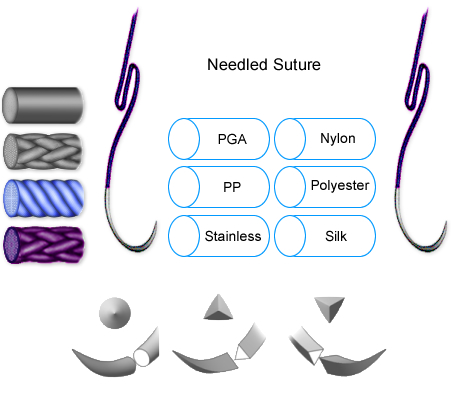 Needled Suture